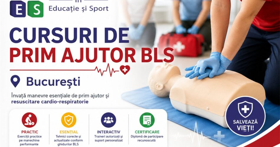 Curs de prim ajutor BLS - Asociatia Succes in Educatie si Sport, Bucuresti si Ilfov